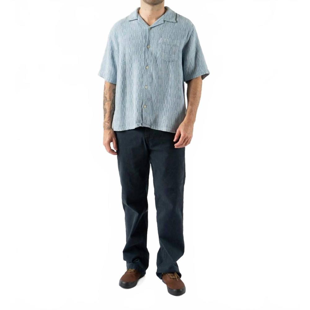 NEW CORRIDOR basket weave shirt in blue - Picture 4 of 4